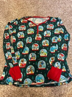 Little Sleepies Pixar Christmas Mom Shirt.
